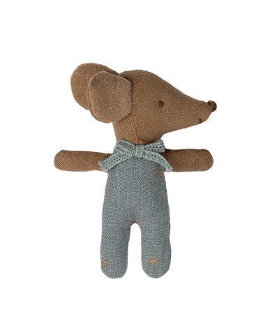 Maileg Baby Mouse Sleepy Wakey Blue NEW