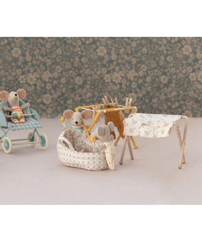 Maileg Carry Cot Baby Mouse