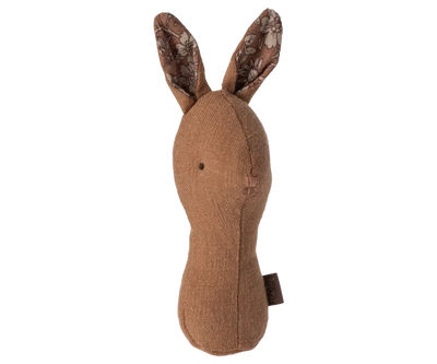 Maileg Lullaby Friends Bunny Rattle (Chocolate