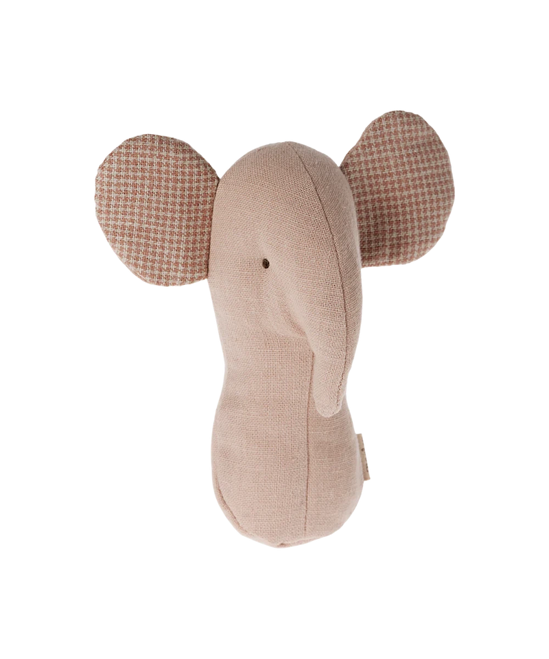 Maileg Lullaby Friends Elephant Rattle Rose