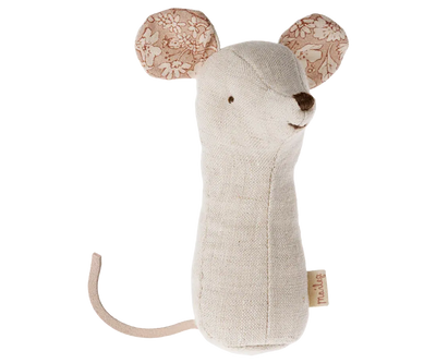 Maileg Lullaby Friends Mouse Rattle Nature