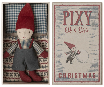 Maileg Pixy Elf In Matchbox - Jongen