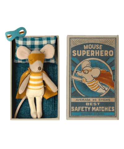 Maileg Super hero Mouse In Box