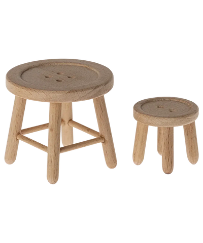 Maileg Table & Stool Set Mouse