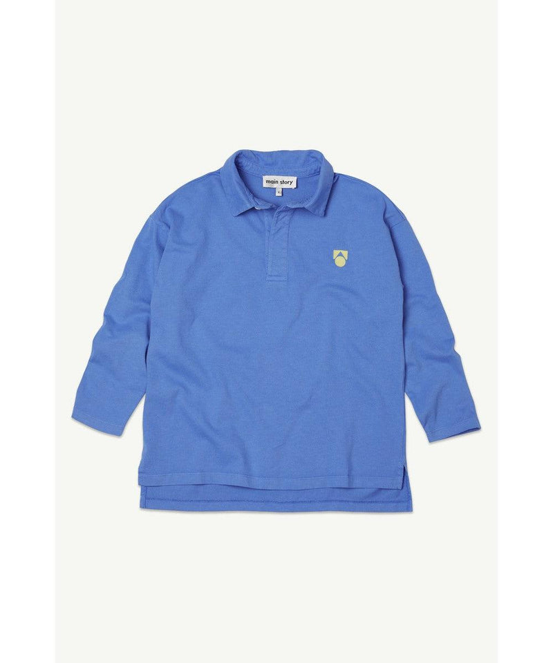 Main Story Polo Shirt Lake Blue Jersey