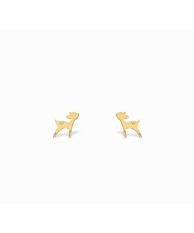 Mini Coquine Bambi Golden Earrings