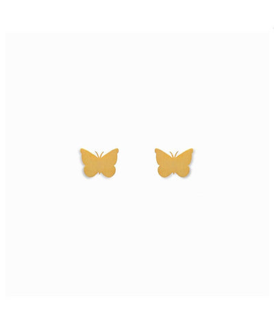 Mini Coquine Nature Butterfly Golden Earrings