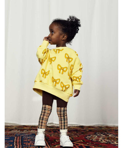 Mini Rodini Baby Bow Aop Sweatshirt