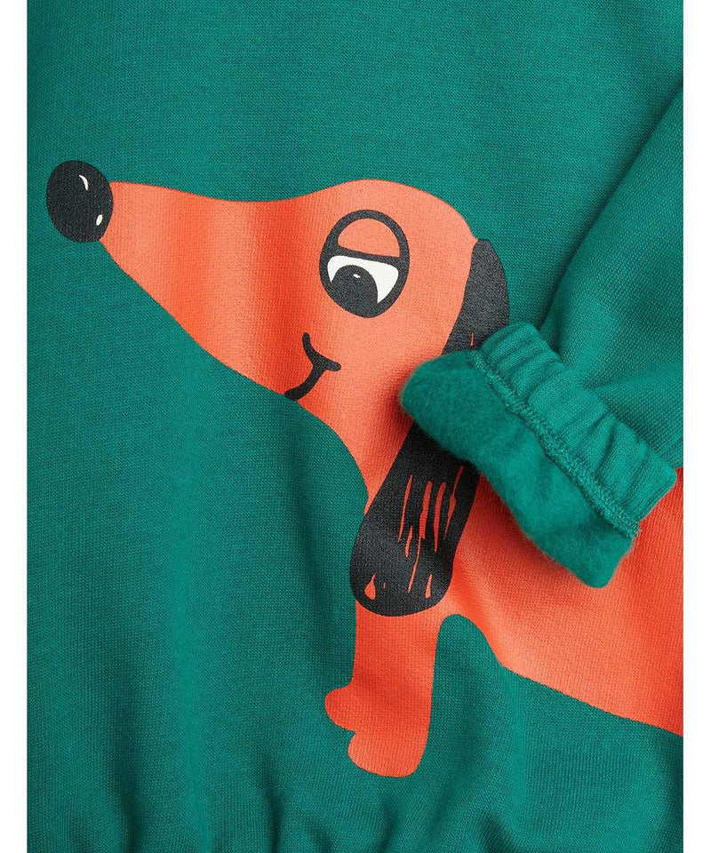 Mini Rodini Baby Dog Sweatshirt Green