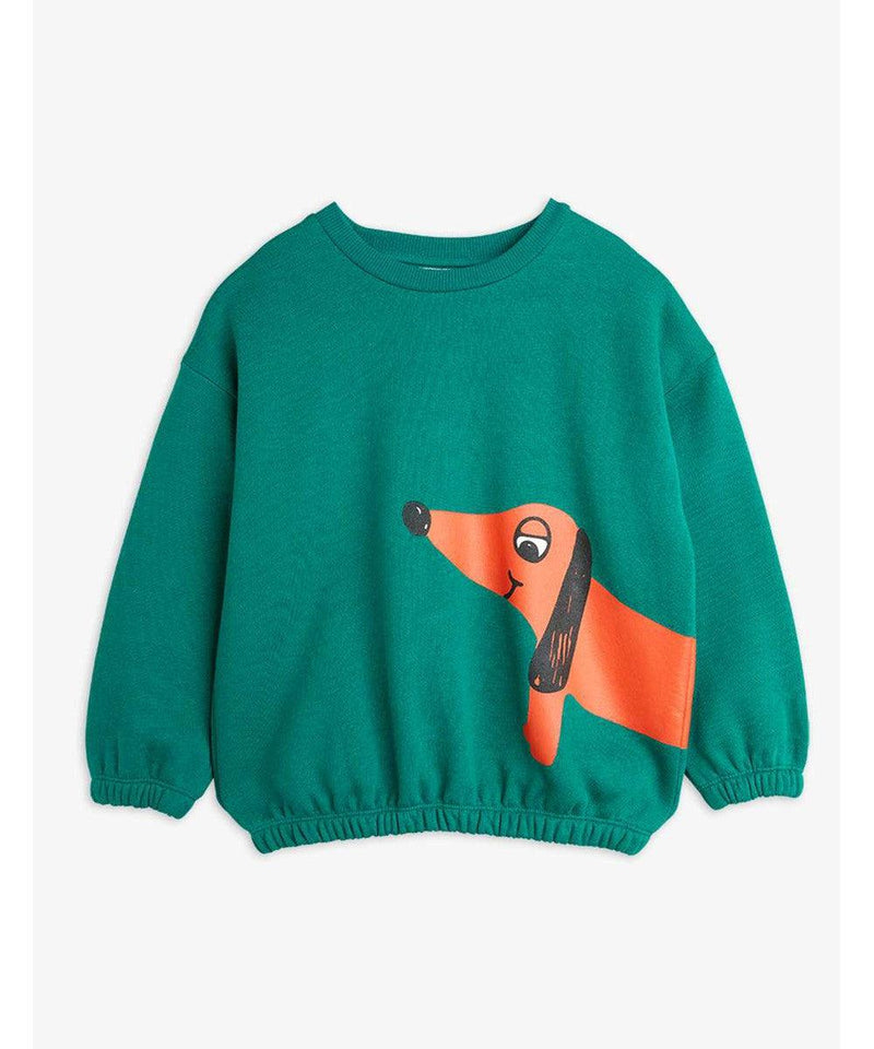 Mini Rodini Baby Dog Sweatshirt Green