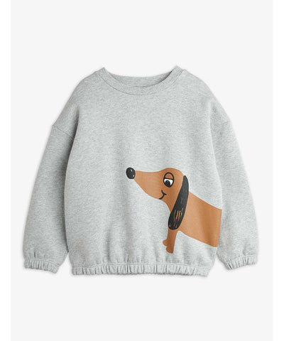 Mini Rodini Baby Dog Sweatshirt Grey Melange