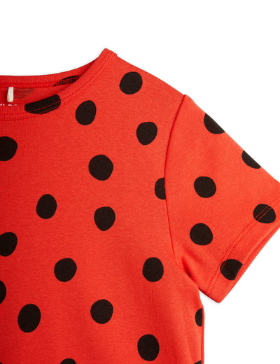 Mini Rodini Baby Dots aop ss Tee