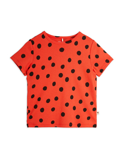 Mini Rodini Baby Dots aop ss Tee