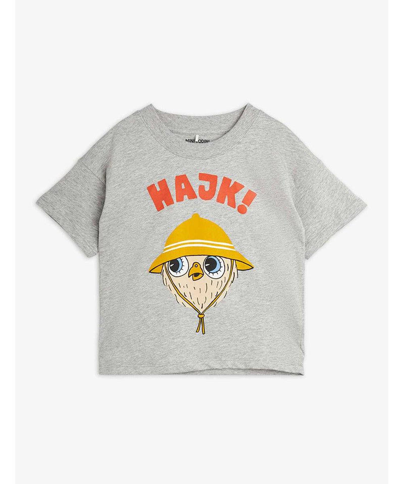 Mini Rodini Baby Hike T-shirt Grey Melange