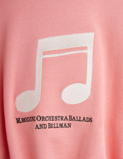 Mini Rodini Baby Note Sweatshirt Pink