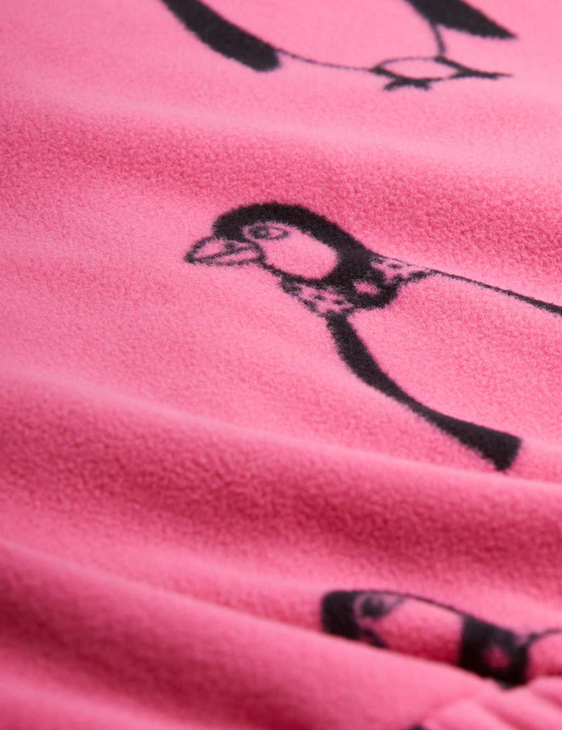 Mini Rodini Baby Penguin Fleece Trousers Pink