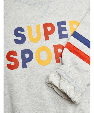 Mini Rodini Baby Super Sporty Sweatshirt Grey Melange