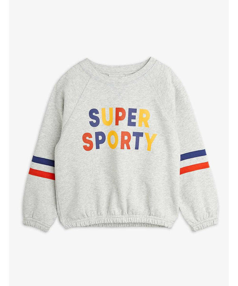 Mini Rodini Baby Super Sporty Sweatshirt Grey Melange