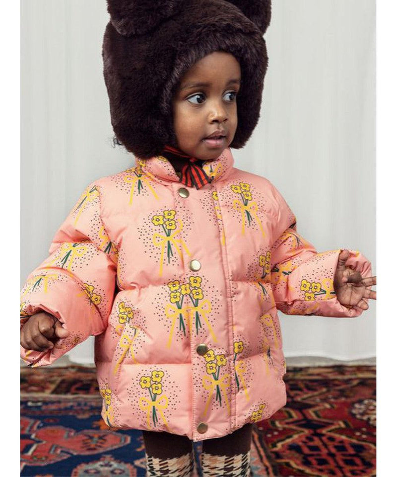 Mini Rodini Baby Winter Flower Aop City Puffer