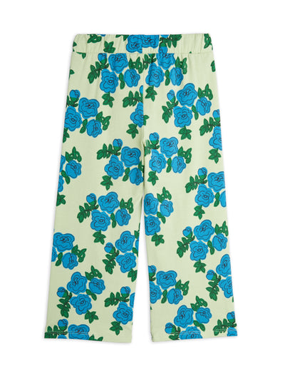 Mini Rodini Blue Roses aop Trousers