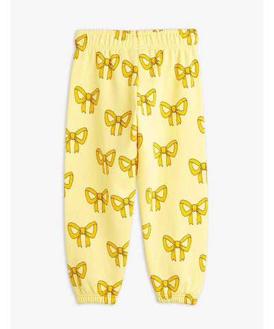 Mini Rodini Bow Aop Sweatpants Yellow