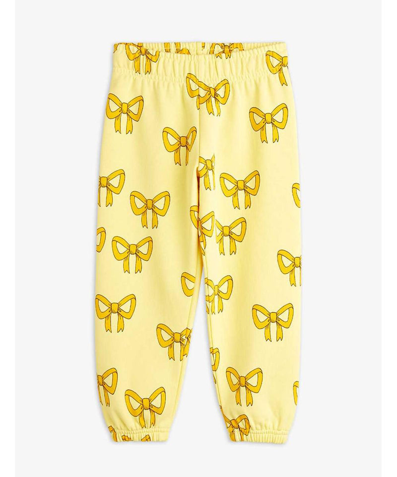 Mini Rodini Bow Aop Sweatpants Yellow