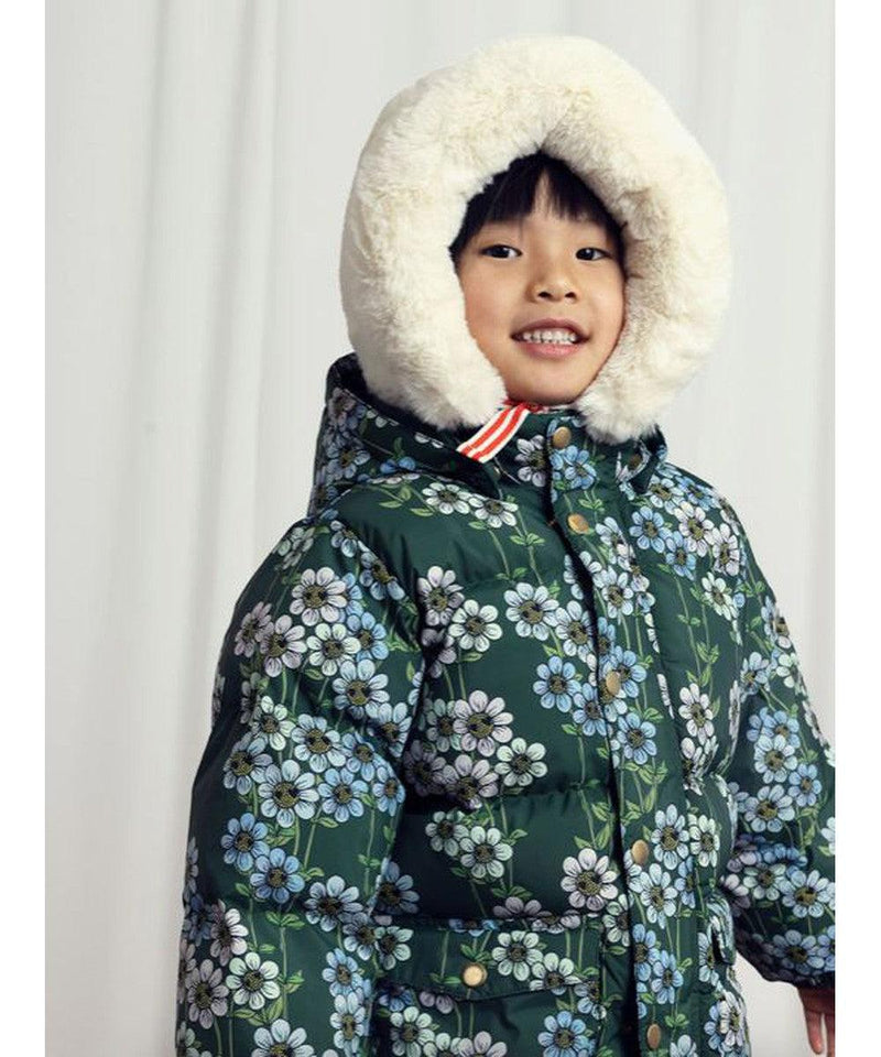 Mini Rodini Daisys Heavy Hooded Puffer Jacket