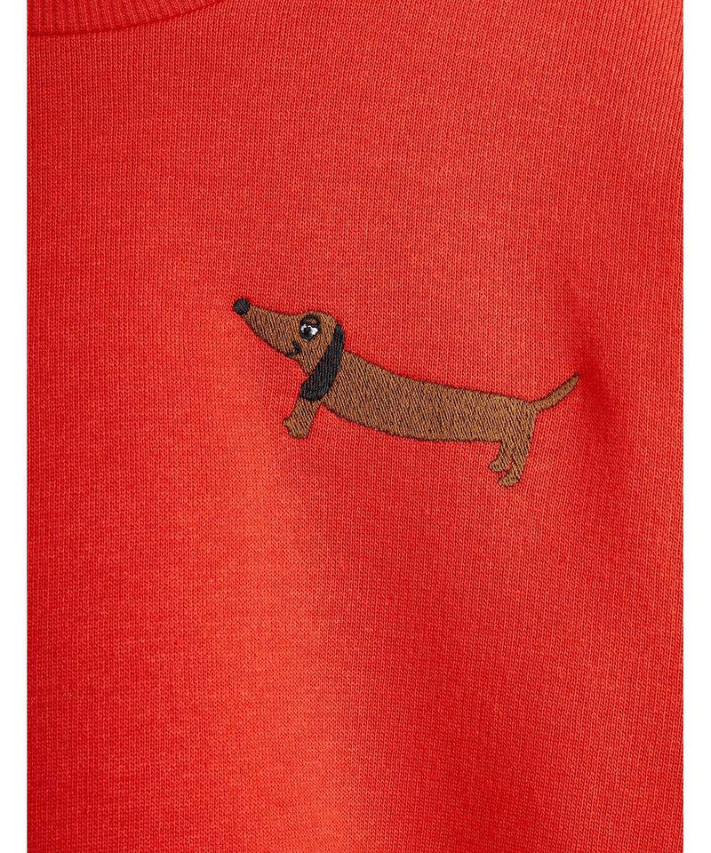 Mini Rodini Dog Emblem Sweatshirt Red