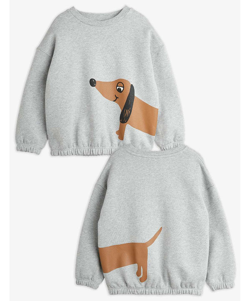 Mini Rodini Dog Sweatshirt Gray