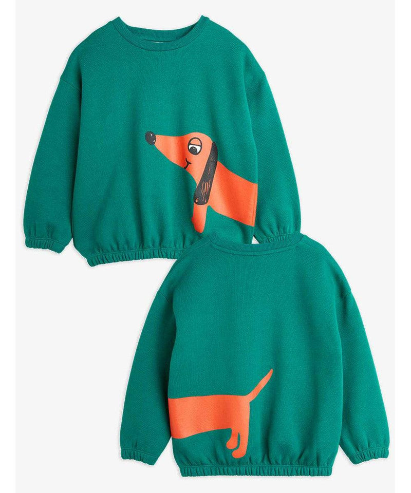 Mini Rodini Dog Sweatshirt Green