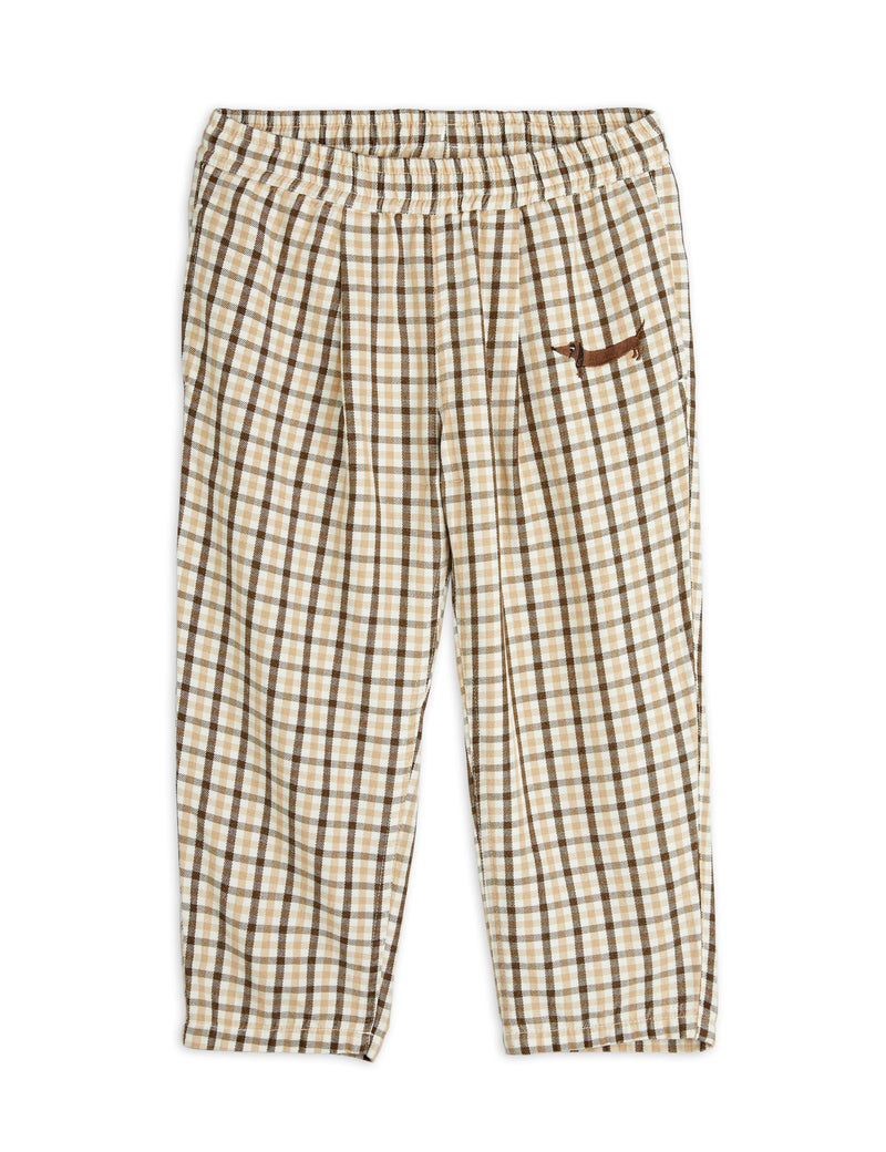 Mini Rodini Gingham yd woven Elastic Trousers