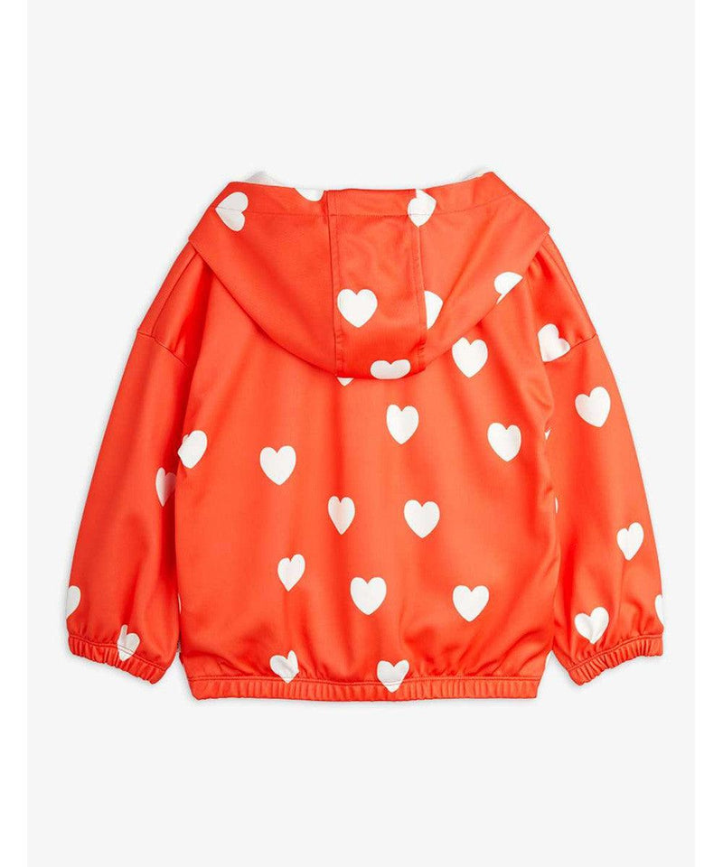 Mini Rodini Hearts Hoodie Red