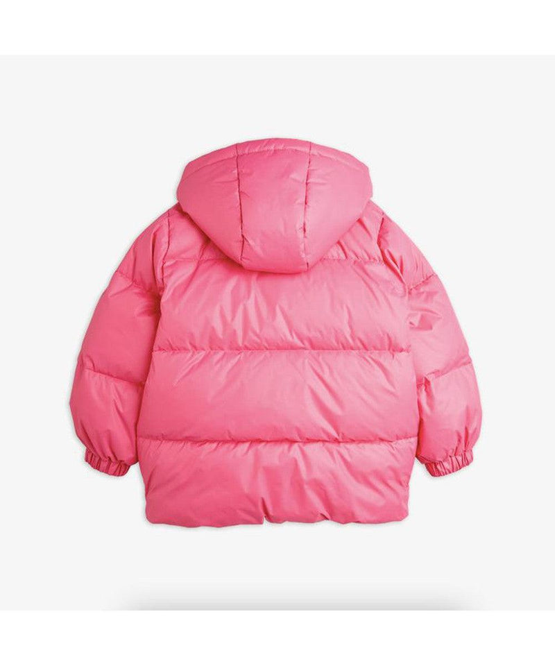 Mini Rodini Heavy Hooded Puffer Jacket Pink