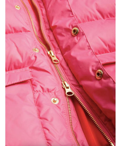 Mini Rodini Heavy Hooded Puffer Jacket Pink