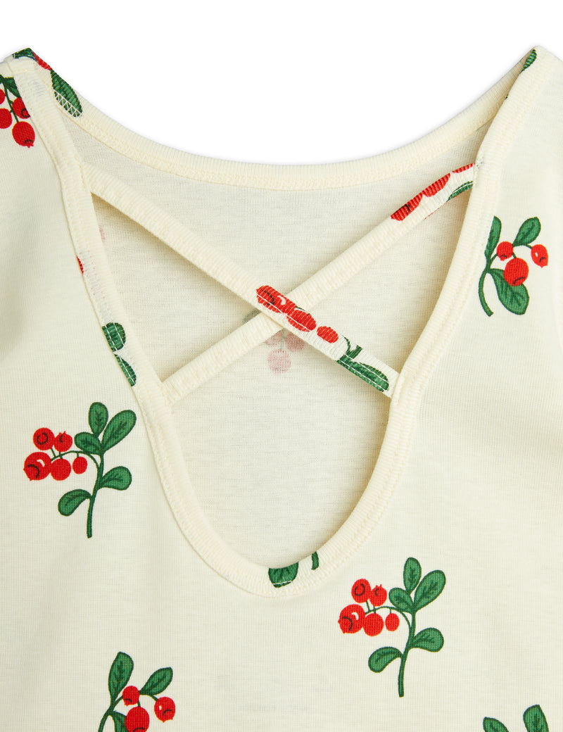 Mini Rodini Lingonberries aop Ballet ss Tee