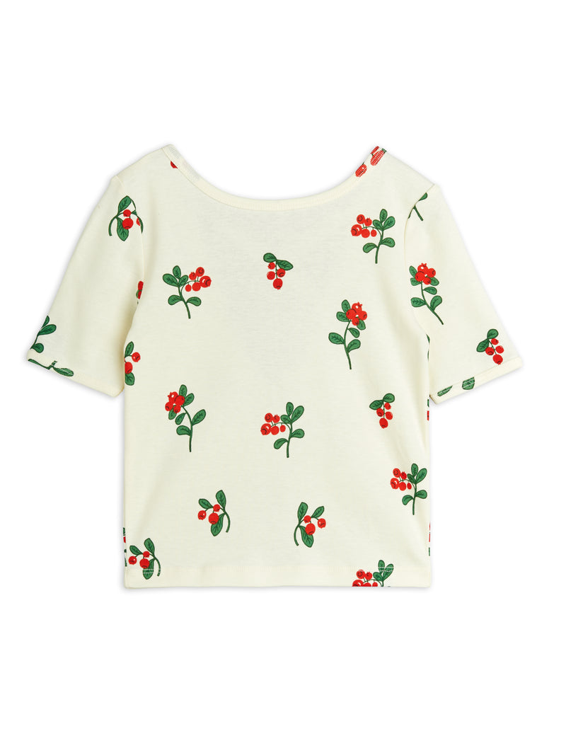 Mini Rodini Lingonberries aop Ballet ss Tee