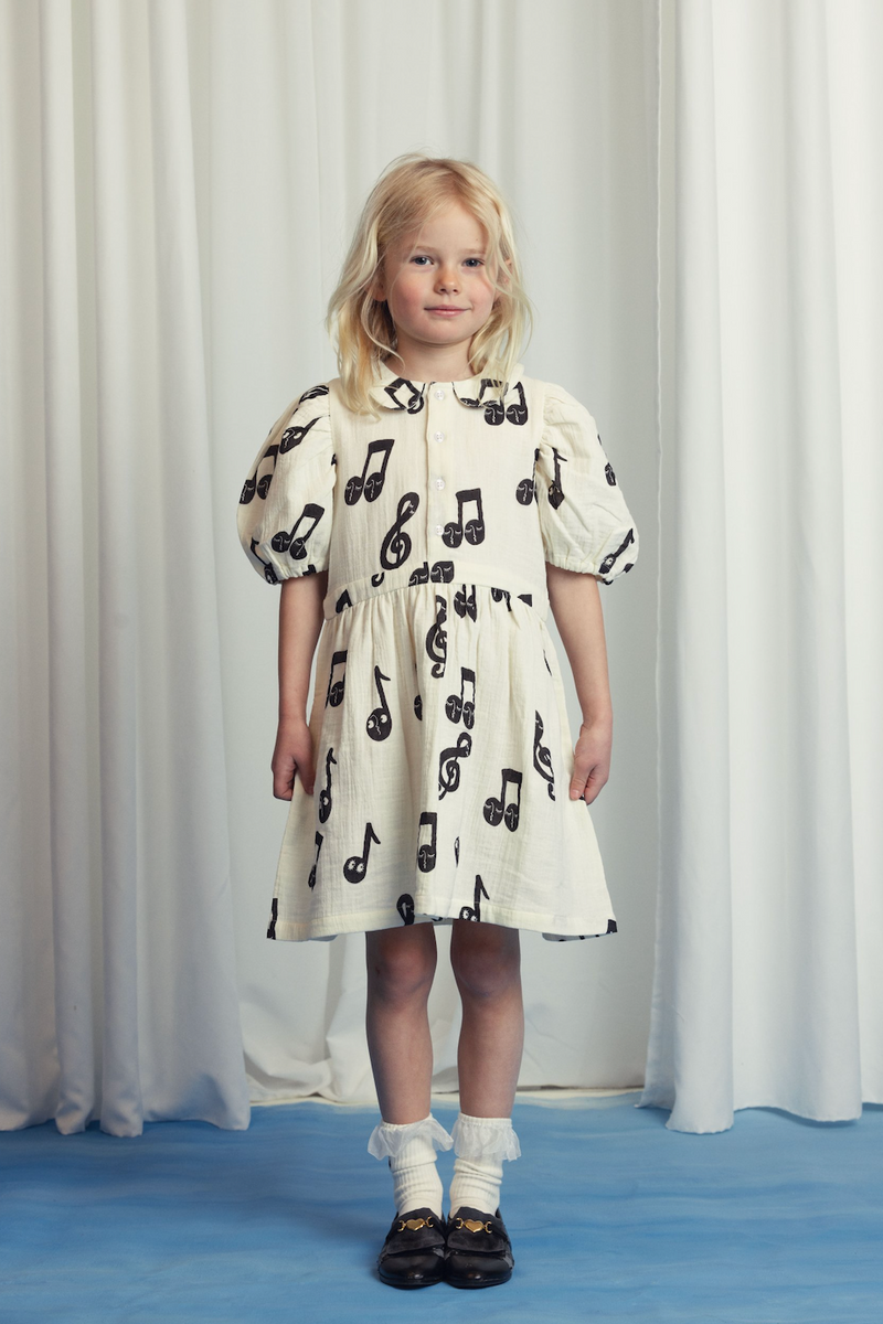 Mini Rodini Note aop Muslin Dress Dress