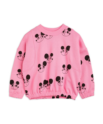 Mini Rodini Ritzratz Aop Sweatshirt Pink