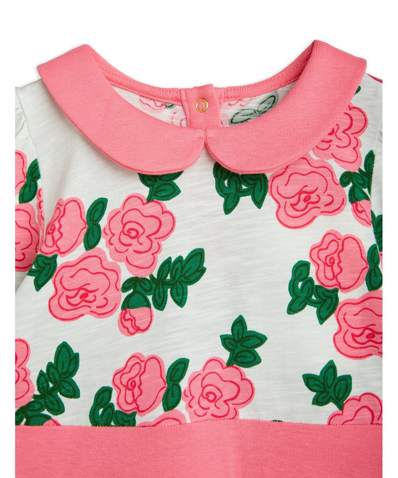 Mini Rodini Roses Dress Pink