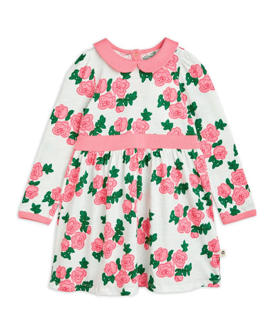 Mini Rodini Roses Dress Pink