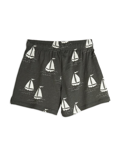 Mini Rodini Sailing boats aop shorts Grey