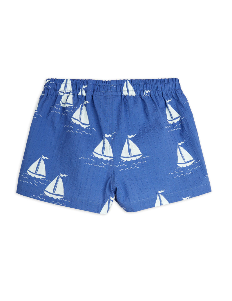 Mini Rodini Sailing Boats aop Woven Shorts