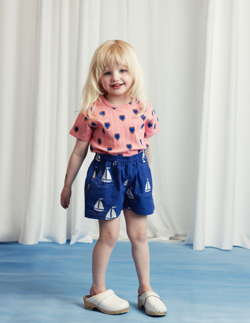 Mini Rodini Sailing Boats aop Woven Shorts