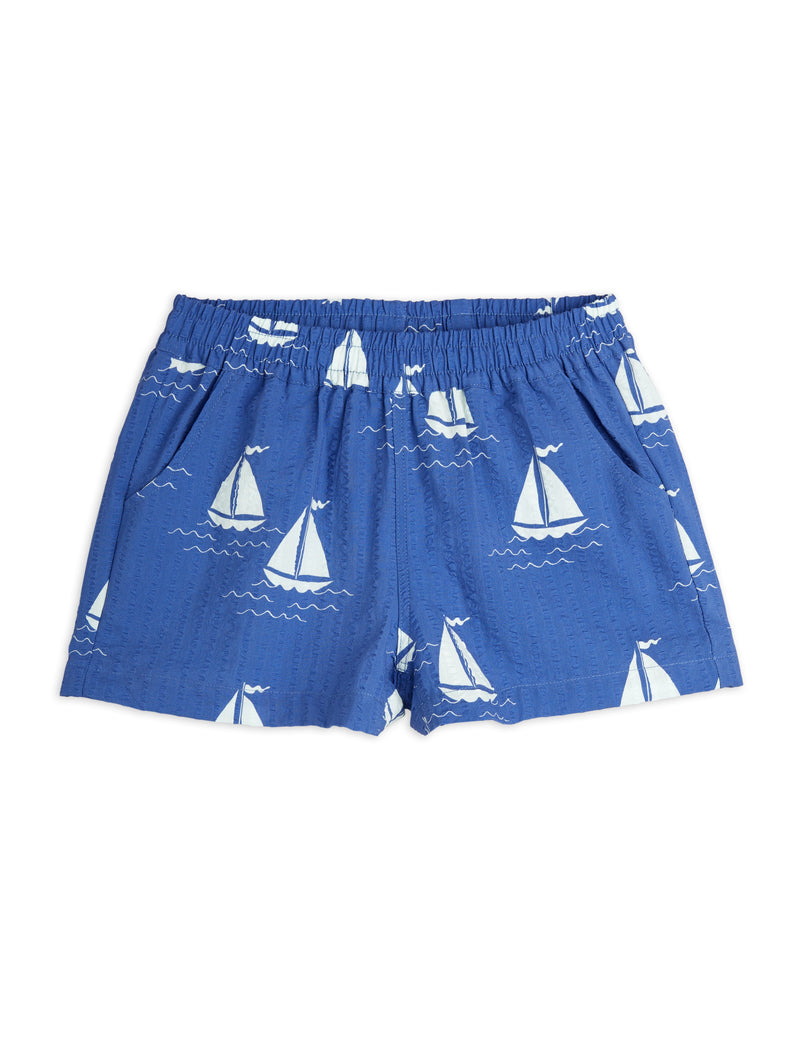 Mini Rodini Sailing Boats aop Woven Shorts