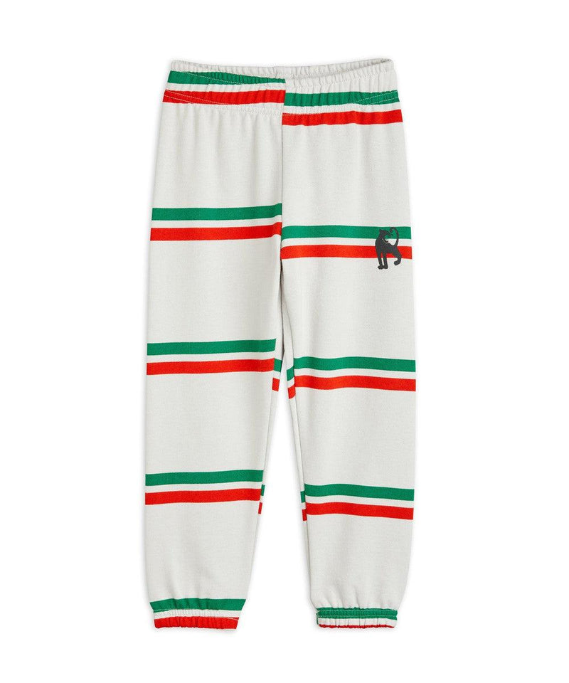 Mini Rodini Stripe Sweatpants Grey