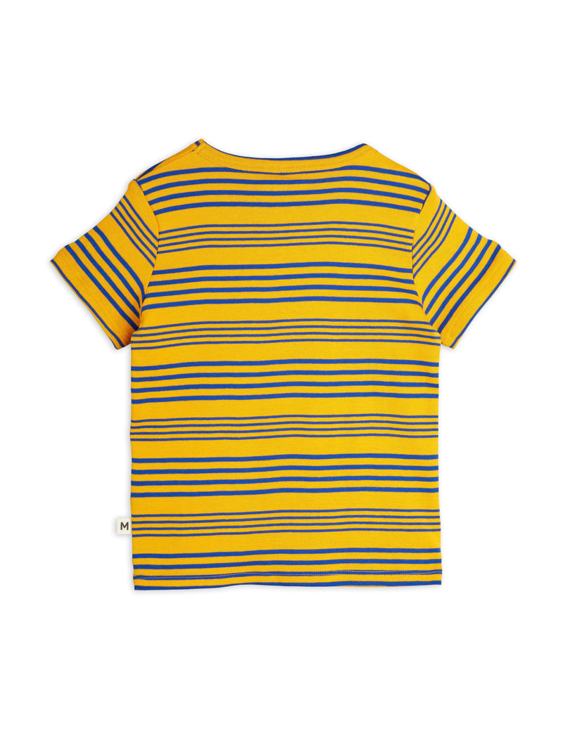 Mini Rodini Stripe yd ss Tee Orange