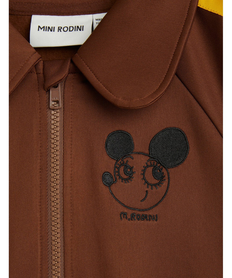 Mini Rodini Tracksuit wct Jacket Brown