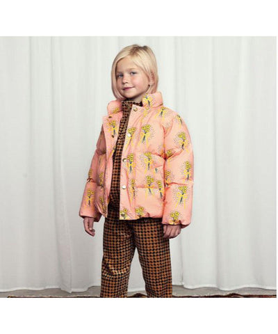 Mini Rodini Winter flower Aop City Puffer Jacket