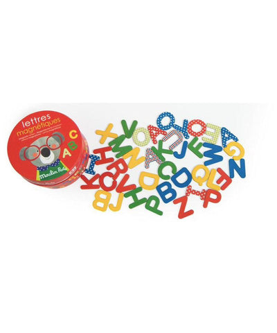 Moulin Roty Lettres magnétiques en carton (54 pcs) Les Popipop