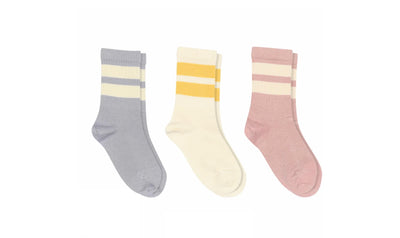 Mp Denmark Anker Socks 3-pack Silver Pink